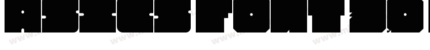 ASICS Font 30 Bold字体转换